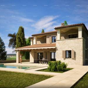 Kuća s bazenom i pogledom na more, Kaštelir