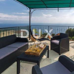 LOVRAN, LIGANJ - Kuća s vrhunskom okućnicom i panoramskim pogledom na more