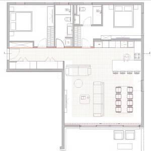 Luksuzni dvosobni stan uz plažu u Omišu, prodaja