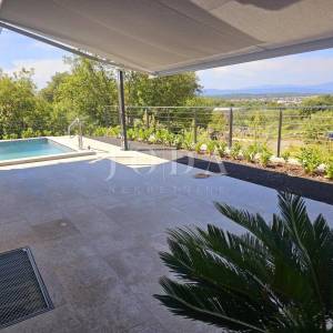 Malinska - nova kuća s bazenom i pogledom na more!