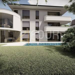 Matulji - okolica, zemljište s projektom za 3 vile i bazenima