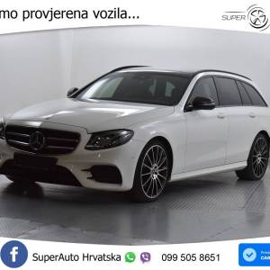 Mercedes E 350d T Aut. 2xAMG Line 286 KS, ACC+LED+KAM+GR SJED+PANO+VIRT