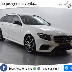 Mercedes E 350d T Aut. 2xAMG Line 286 KS, ACC+LED+KAM+GR SJED+PANO+VIRT