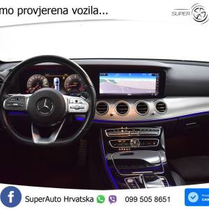 Mercedes E 350d T Aut. 2xAMG Line 286 KS, ACC+LED+KAM+GR SJED+PANO+VIRT