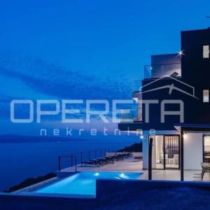 Moderna vila s otvorenim pogledom na more, povišena lokaciji uz Omiš