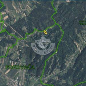 Moslavina, Popovača, poljoprivredno zemljište i šuma, 21000 m2