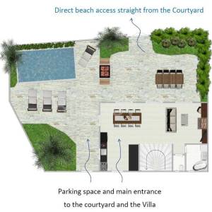 Najam, prekrasna kuća, Mirca, otok Brač, prvi red uz more