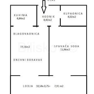 Najam, Zagreb, Špansko, 2-soban stan, loggia