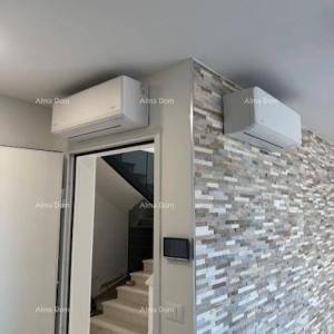 Namješten stan s 4 spavaće sobe, vrtom i bazenom, 350 m od mora