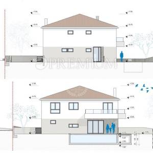 Nova dvojna kuća u Malinskoj, 160 m od mora!