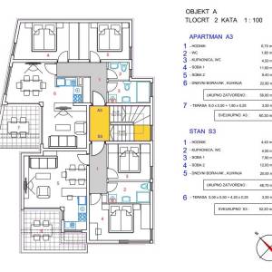 Novalja, Put Lokvice, TOP LOKACIJA, 30 m do mora, A3-objekt A