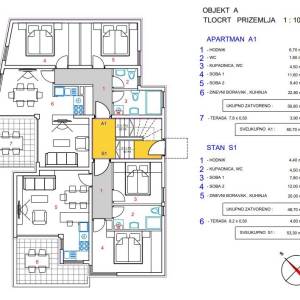 Novalja, Put Lokvice, TOP LOKACIJA, 30 m do mora, S1-objekt A