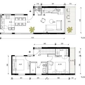 Novi, moderni, stambeni kompleks, Rovinj! Dvoetažni stan s parkirnim i garažnim mjestom! B1/A