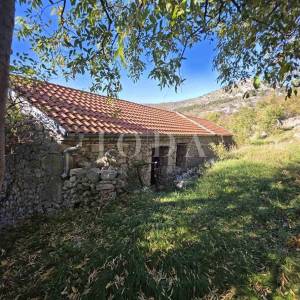 NOVI VINODOLSKI, zaleđe, dvije kuće sa velikom okućnicom