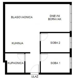 Novi Zagreb-Sopot, adaptiran 3-sobni stan 50m2, blizina svih sadržaja