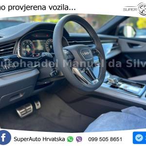 NOVO Audi Q8 50 TDI V6 quattro Aut. S line 286 KS, ZRAČNI+KAM+GR SJED+PANO+ASIST