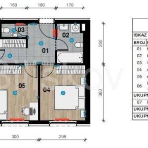 Novogradnja, Črnomerec, trosoban stan, loggia