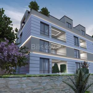 Novogradnja, Opatija, 3-soban stan, 1GPM, vrt 73,52m2