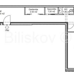 Novogradnja, Ribnjak, peterosoban stan, loggia, GPM