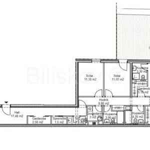 Novogradnja, Ribnjak, peterosoban stan, vrt