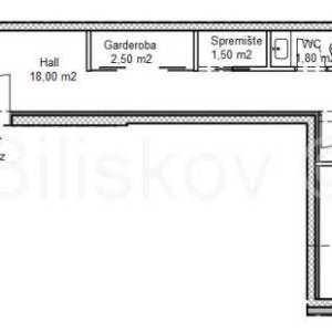 Novogradnja, Zagreb, Gornji grad, Ribnjak, peterosoban stan, GPM