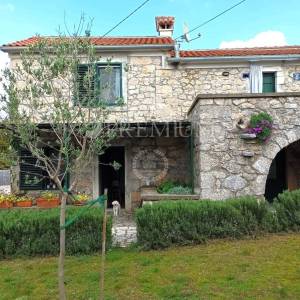 Okolica Malinske, kamena kuća s bazenom i okućnicom!