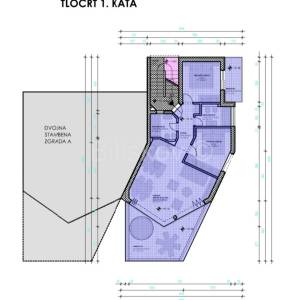 Okrug, luksuzan trosoban stan 73 m2, 100 m od mora, prodaja