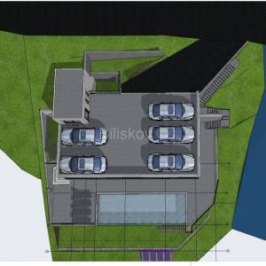 Omiš, zemljište 616 m2 sa građevinskom dozvolom