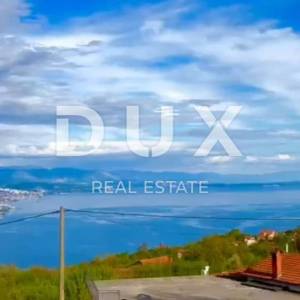 OPATIJA, BREGI- zemljište 3890m2 S GRAĐEVNOM DOZVOLOM!!! za 3 exluzivne villa s panoramskim pogledom na more