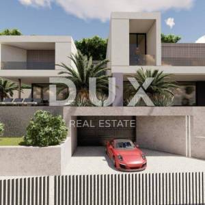 OPATIJA, BREGI- zemljište 3890m2 S GRAĐEVNOM DOZVOLOM!!! za 3 exluzivne villa s panoramskim pogledom na more