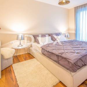 OPATIJA, CENTAR - dugoročni najam luksuznog  stana u novogradnji s bazenom, pogled, blizu mora i Opatije