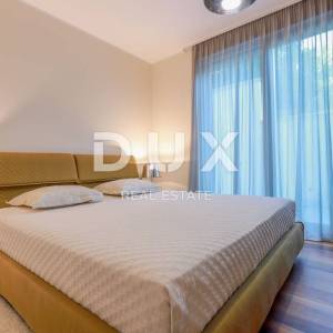 OPATIJA, CENTAR - dugoročni najam luksuznog  stana u novogradnji s bazenom, pogled, blizu mora i Opatije