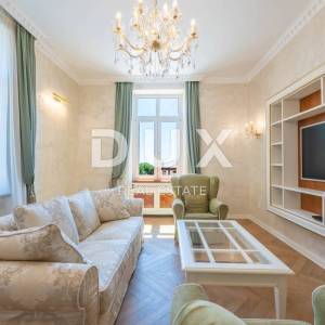 OPATIJA, CENTAR - spoj luksuza i autentičnosti, stan u sređenoj povijesnoj vili u centru Opatije s pogledom