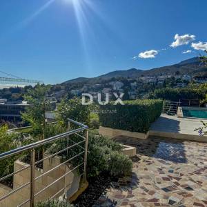 OPATIJA, IČIĆI - dugoročni najam 100 metara od plaže i poznatog Mariott resorta, bazen, pogled, garaža 