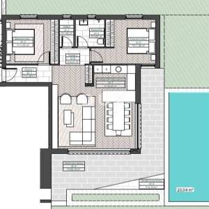 OPATIJA, IČIĆI - luksuzan stan s bazenom 100m od mora i Mariott resorta, garaža