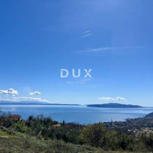 OPATIJA, IČIĆI, POLJANE - građevinsko zemljište 5000m2 s 4 GRAĐEVINSKE DOZVOLE:!!! s panoramskim pogledom na more 