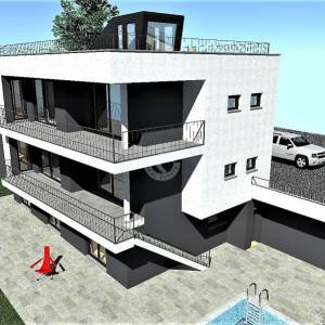 Opatija, Ičići, Veprinac, Građevinsko zemljište 980 m2, pogeld na More