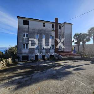 OPATIJA, LOVRAN - kuća 550m2 s pogledom na more s 10soba + okoliš 1300m2