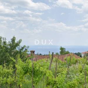 OPATIJA, MATULJI- građevinsko zemljište 2300m2 S GRAĐEVINSKOM DOZVOLOM!!! i s panoramskim pogledom na more 