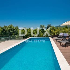 OPATIJA – Moderna luksuzna vila s dvije stambene jedinice i panoramskim pogledom na more