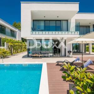 OPATIJA – Moderna luksuzna vila s dvije stambene jedinice i panoramskim pogledom na more