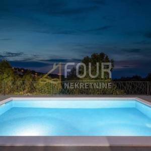 Opatija, Poljane, vila s bazenom i panoramskim pogledom na more