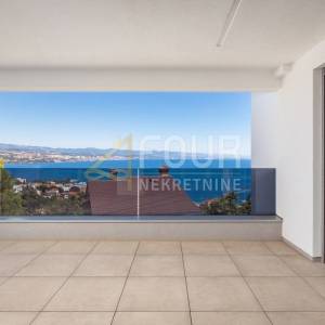 Opatija, vrhunska novogradnja, 2s+db, pogled na more