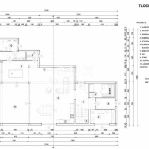 OTOK KRK, BRZAC - Iznimna samostojeća vila s bazenom od 50 m2