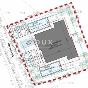 OTOK KRK, MALINSKA (okolica) - Građevinsko zemljište 511 m2 s projektom