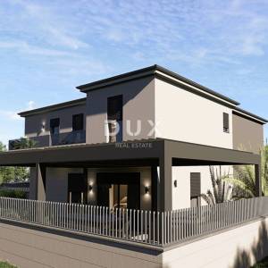 OTOK KRK, MALINSKA (okolica) - Građevinsko zemljište 511 m2 s projektom