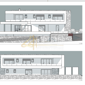 Otok Krk, Njivice, dvoetažni stan u novoj vili - u naravi dvojni objekt
