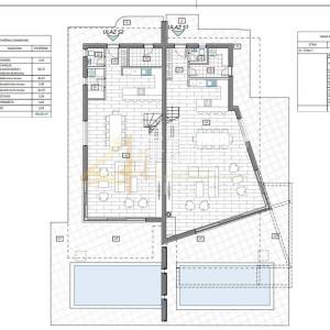 Otok Krk, Njivice, dvoetažni stan u novoj vili - u naravi dvojni objekt