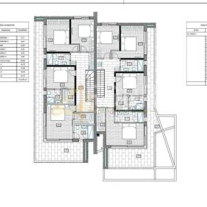 Otok Krk, Njivice, dvoetažni stan u novoj vili - u naravi dvojni objekt