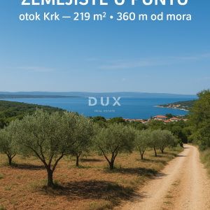 OTOK KRK, PUNAT - Poljoprivredno zemljište